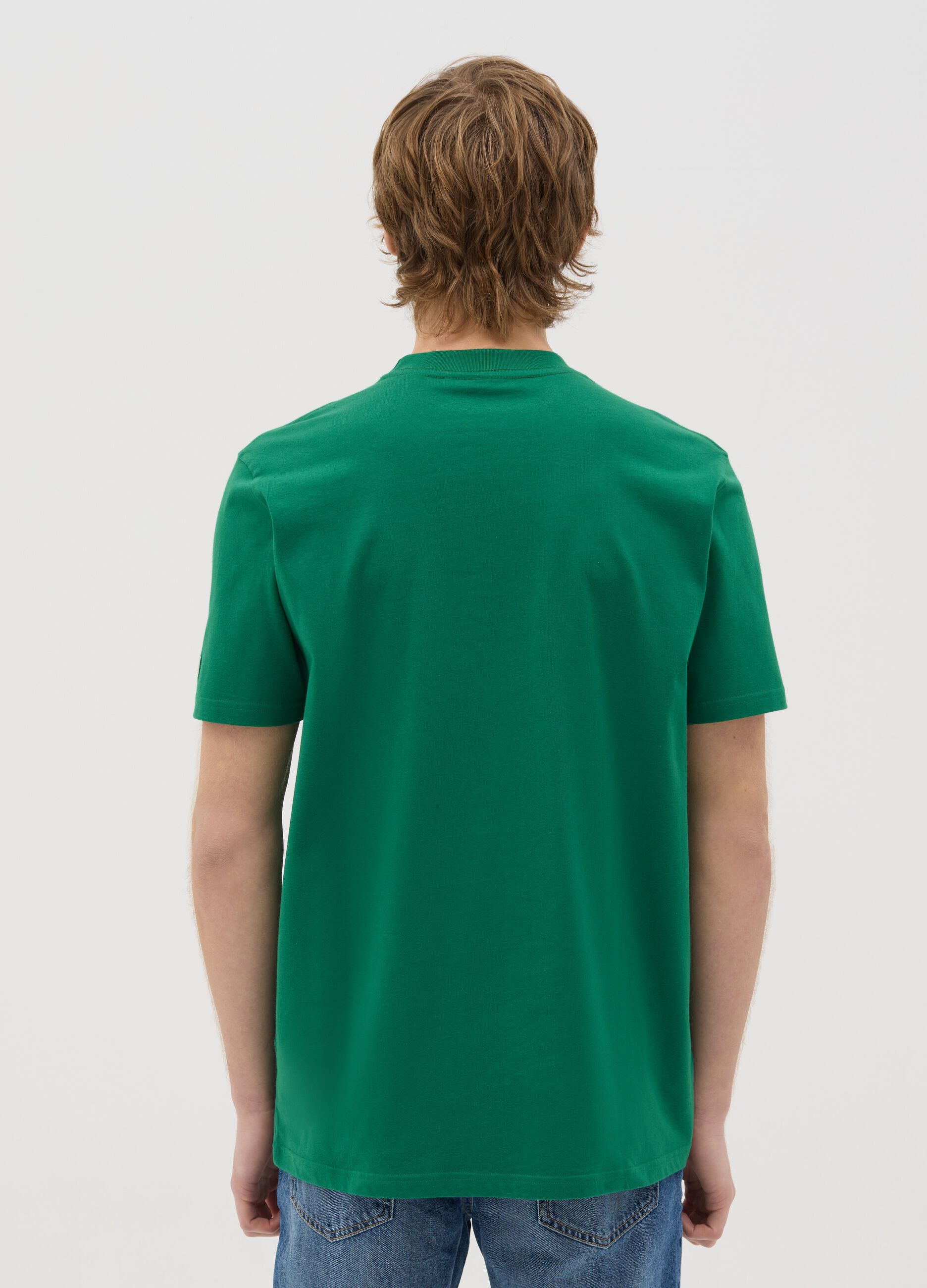 Canada's Trail green T-shirt with embroidery