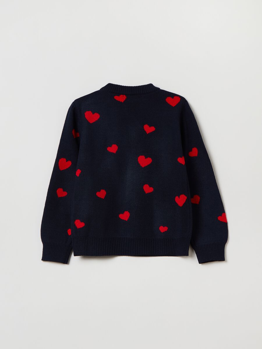 Christmas Jumper con disegno Minnie e cuori_1