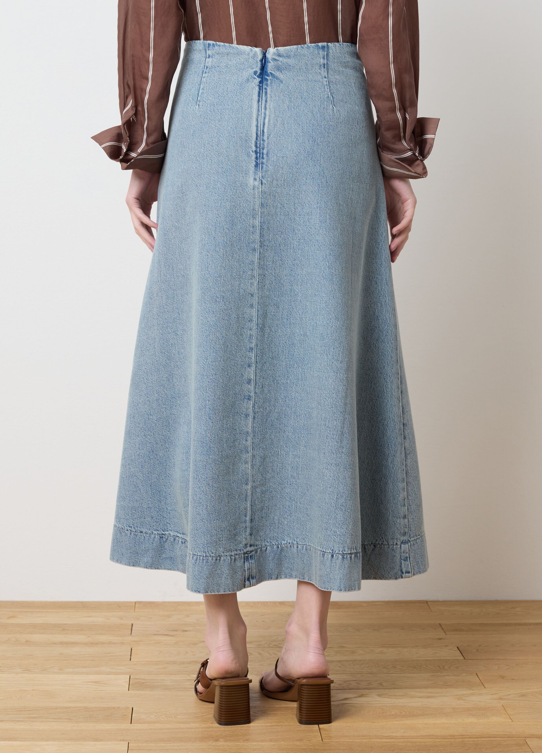 Long Denim Skirt Les Copains Housebrand