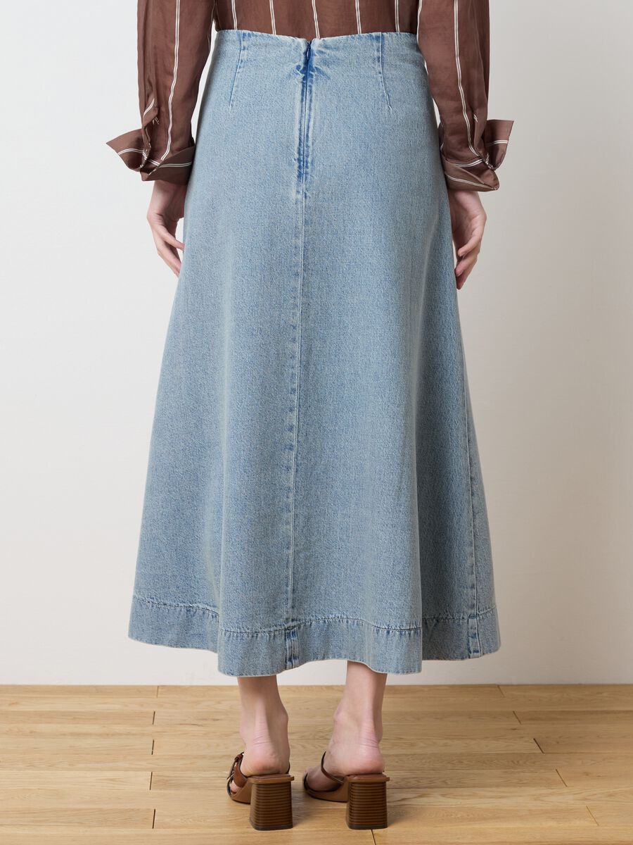 Long Denim Skirt Les Copains Housebrand_2