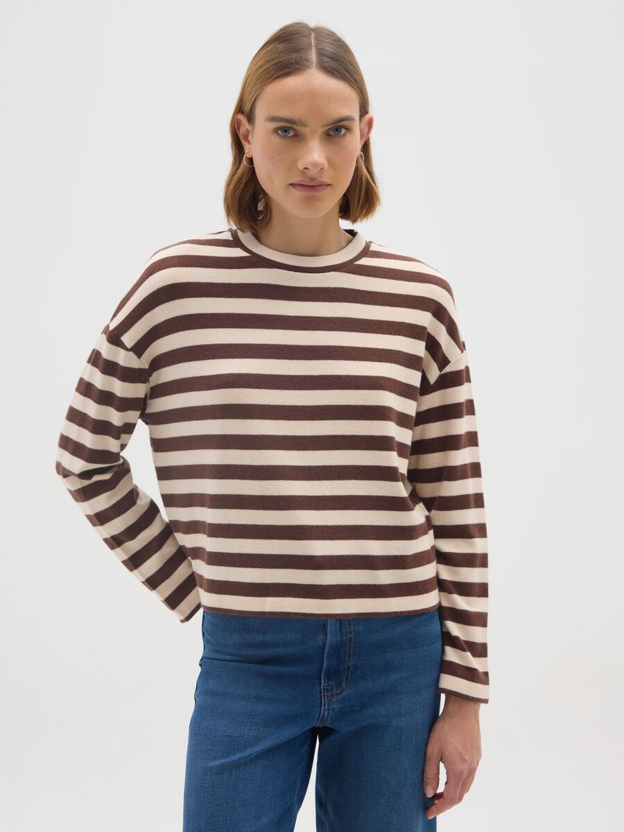 Regular fit multicolour striped jumper_0