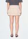 Beige viscose-blend polka dot skirt with tiered ruffles_2