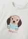 T-shirt bianca in cotone organico elasticizzato girocollo_2