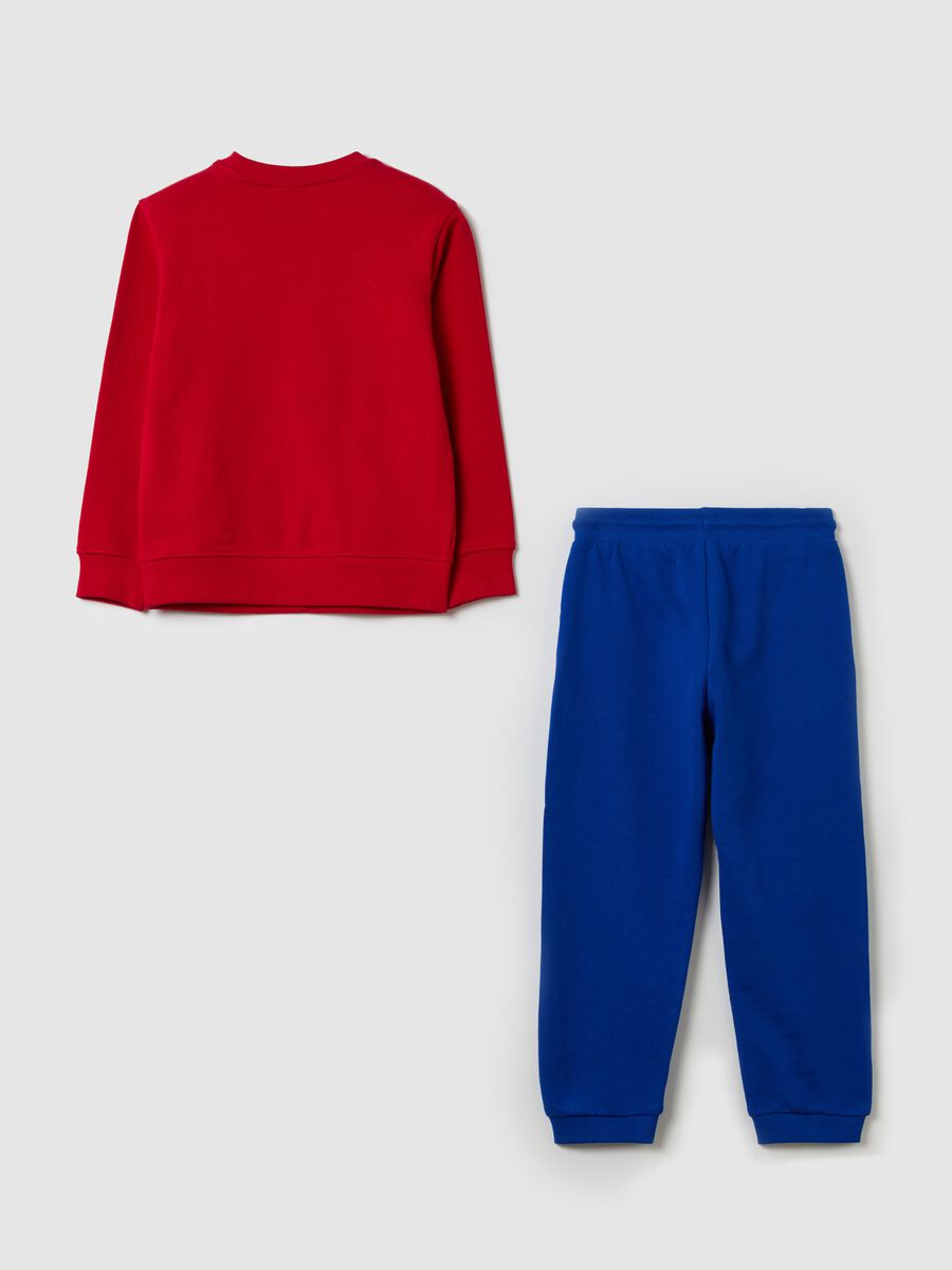 Fleece jogging set with Spider-Man print_1