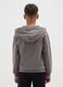 Boys' grey pure cotton sweatshirt with regular fit_1