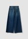 Blue denim jeans in 100% cotton with super wide-leg fit_6