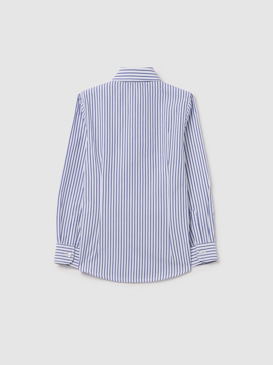 Camicia in cotone a righe _1
