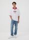 White pure cotton T-shirt with New York Red Bulls print_1