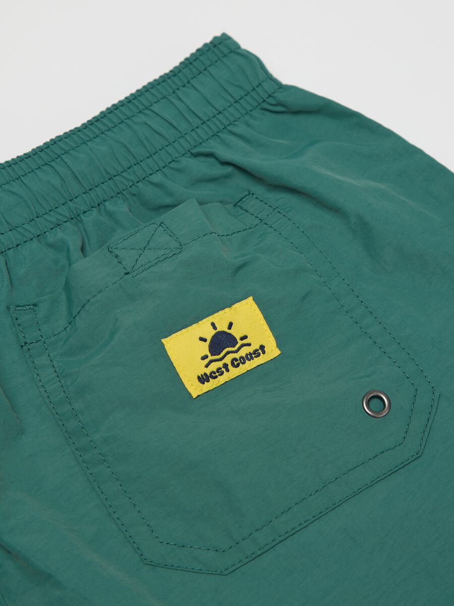 Green Ovs Beach Boxer Shorts_5