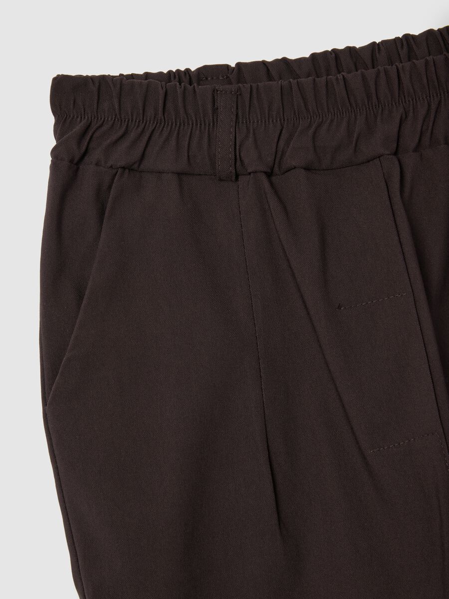 Brown regular fit trousers_5