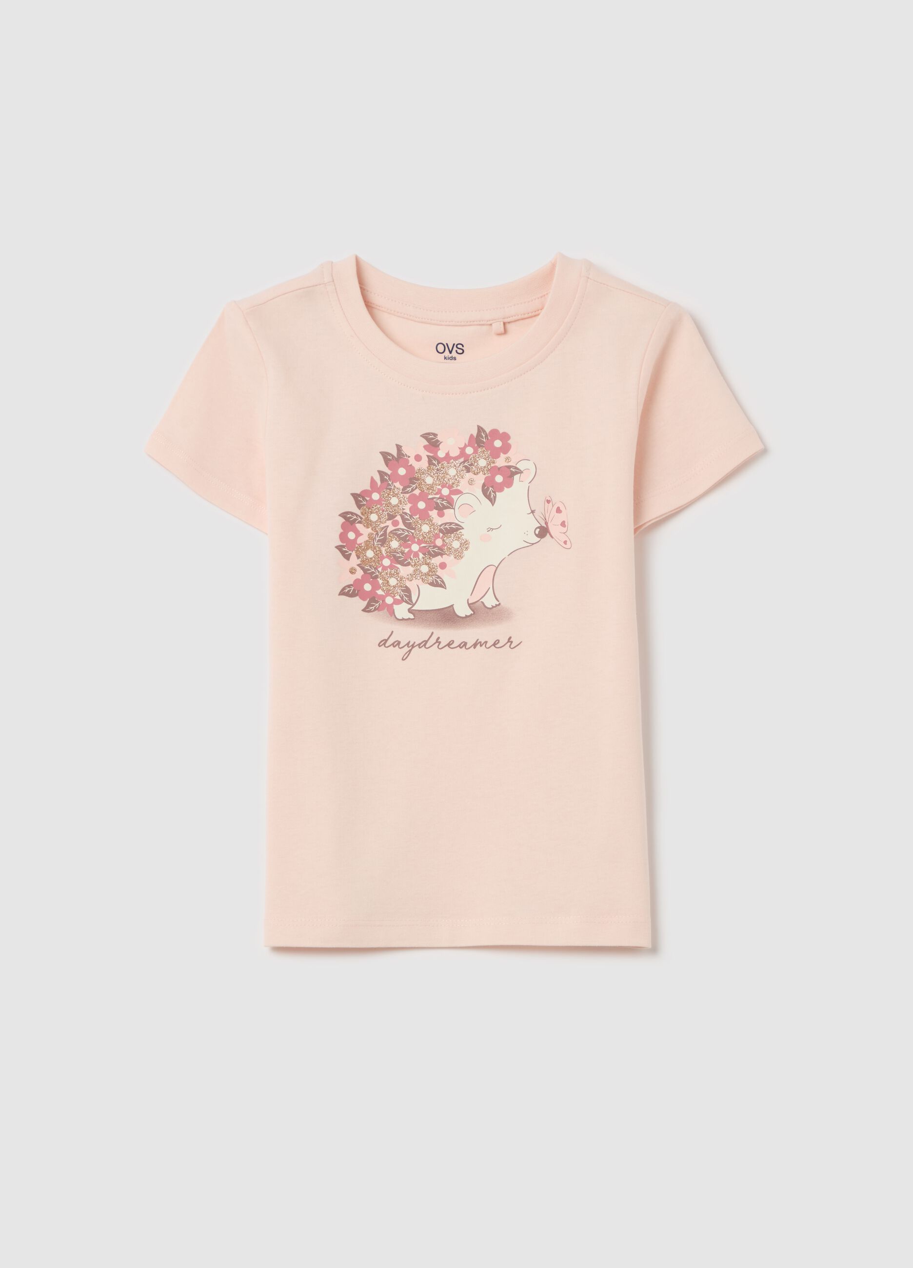 Cotton T-shirt with print