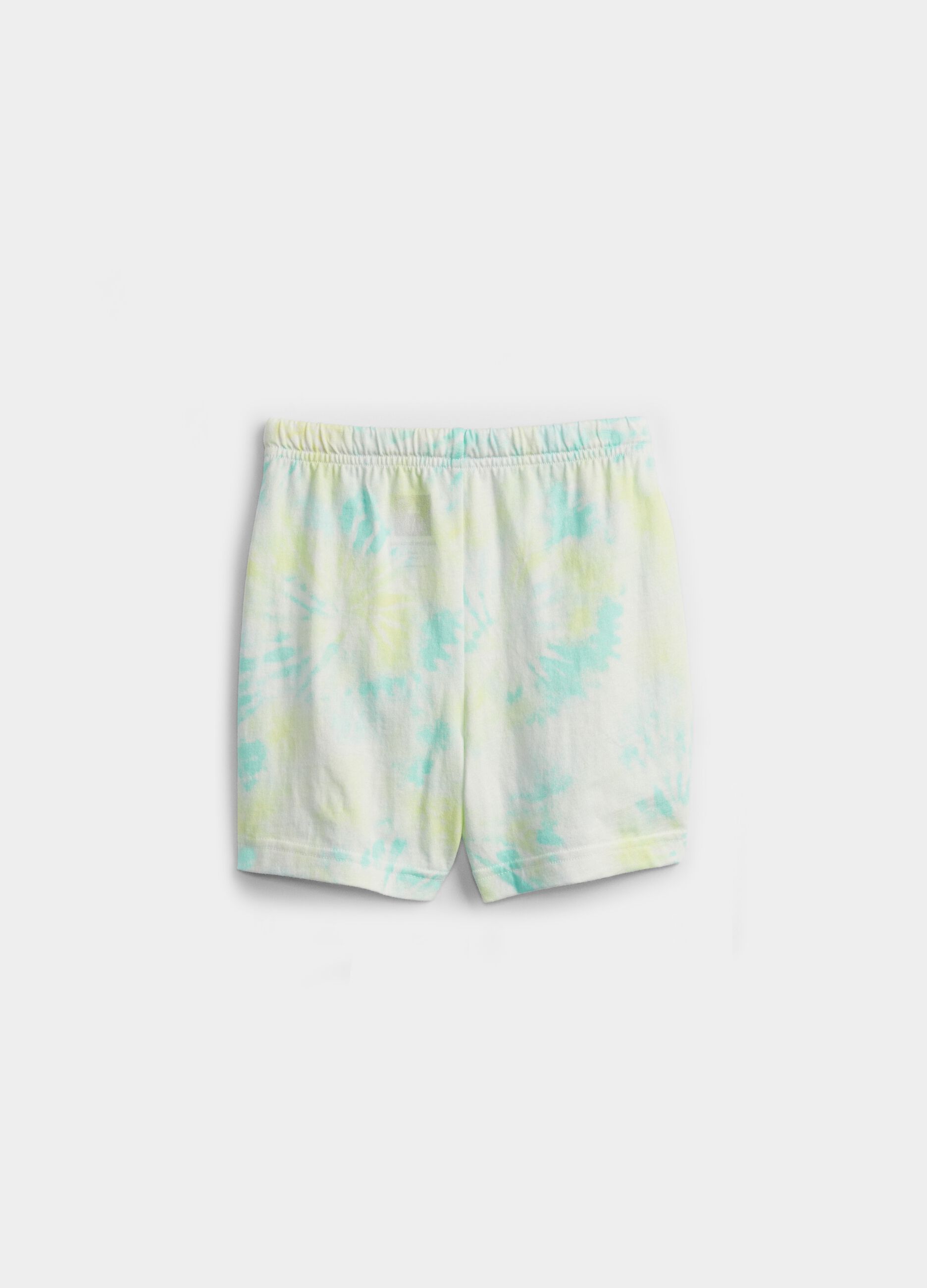Shorts with teddy bear embroidery
