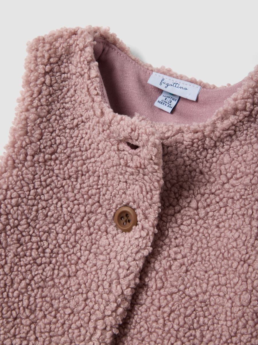 Pink regular-fit gilet_2
