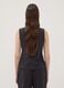 Black slim-fit viscose-blend waistcoat_3