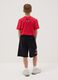 Multicolour pure cotton oversized fit Chicago Bulls set for boys_2