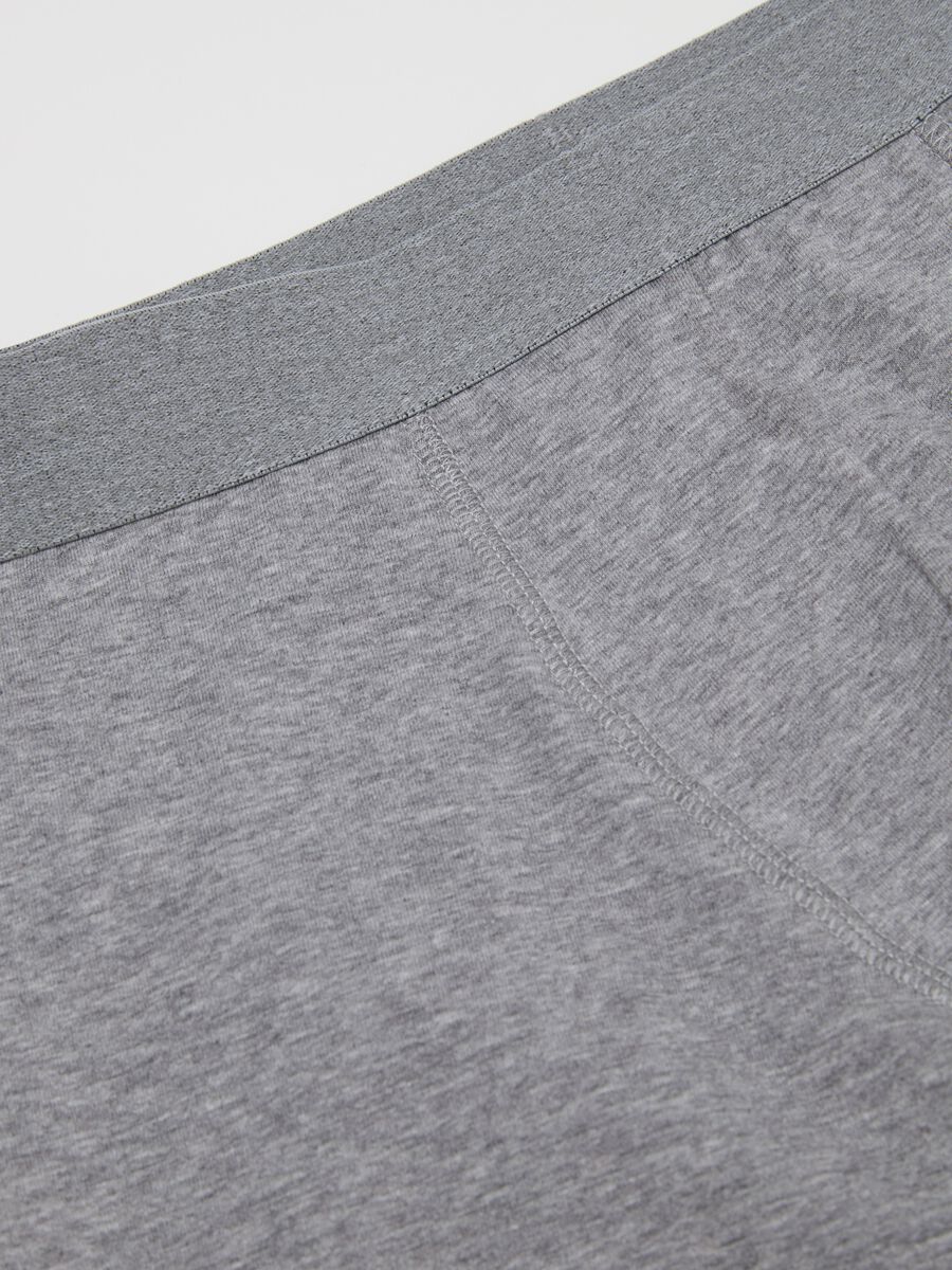 Midi boxer shorts in stretch cotton_5