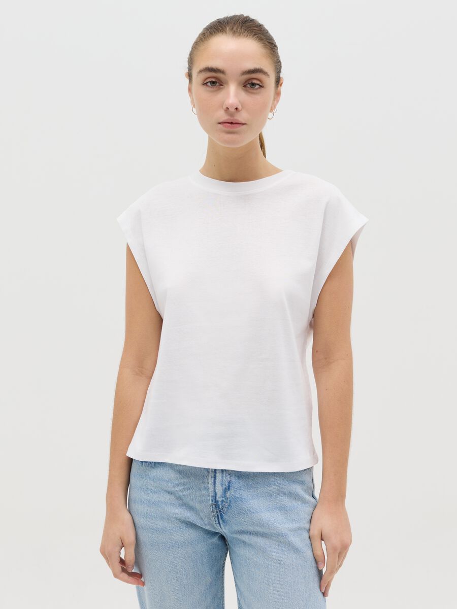 T-shirt with kimono sleeves_0