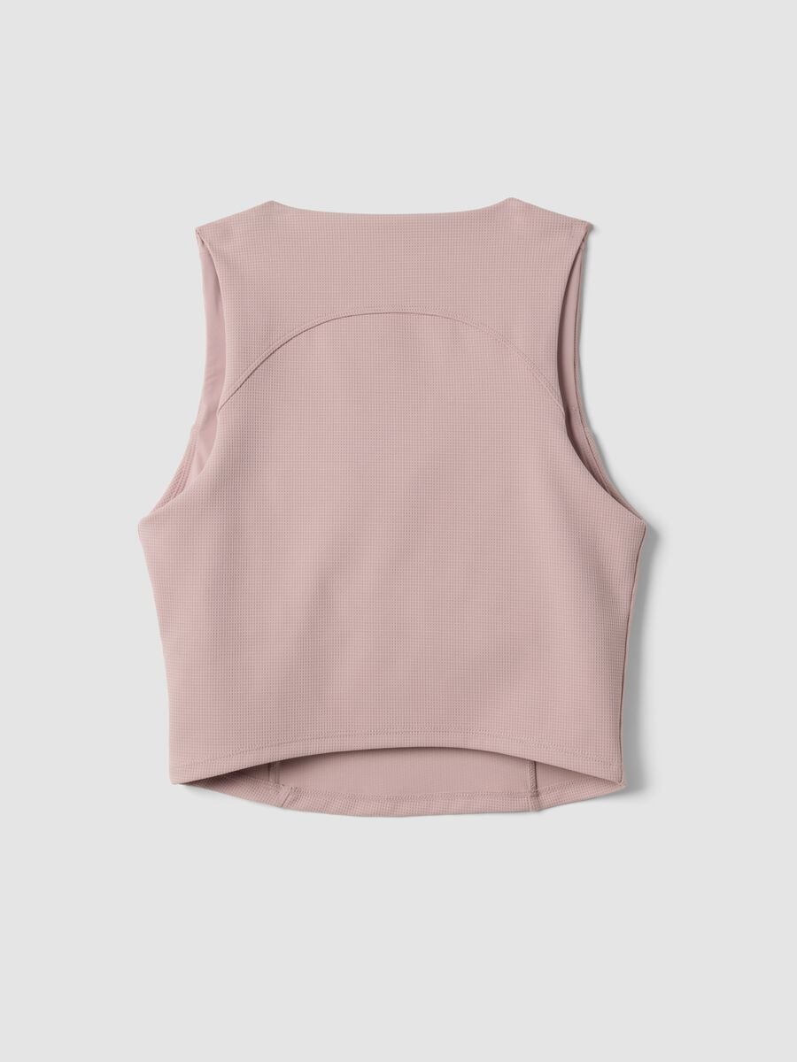 Top rosa crop in tessuto elasticizzato_5