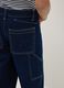 Jeans in puro cotone denim blu da ragazza wide leg_2