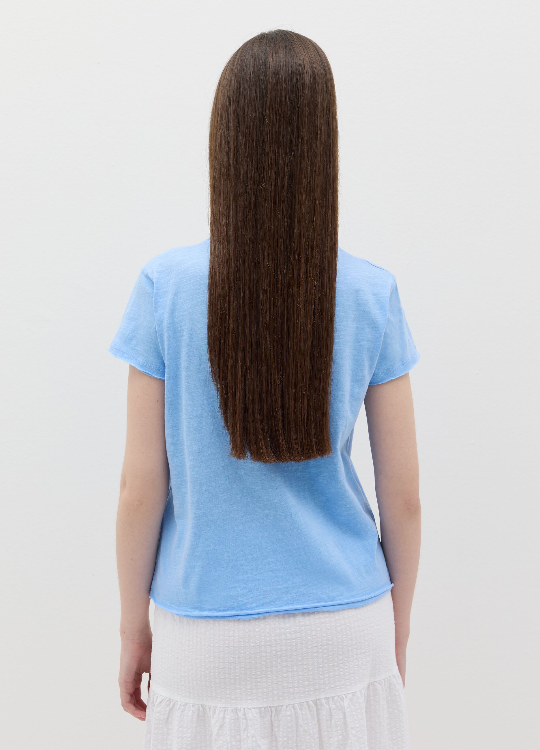Slub jersey T-shirt