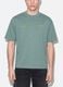 Brown cropped pure cotton boxy-fit T-shirt with print_3