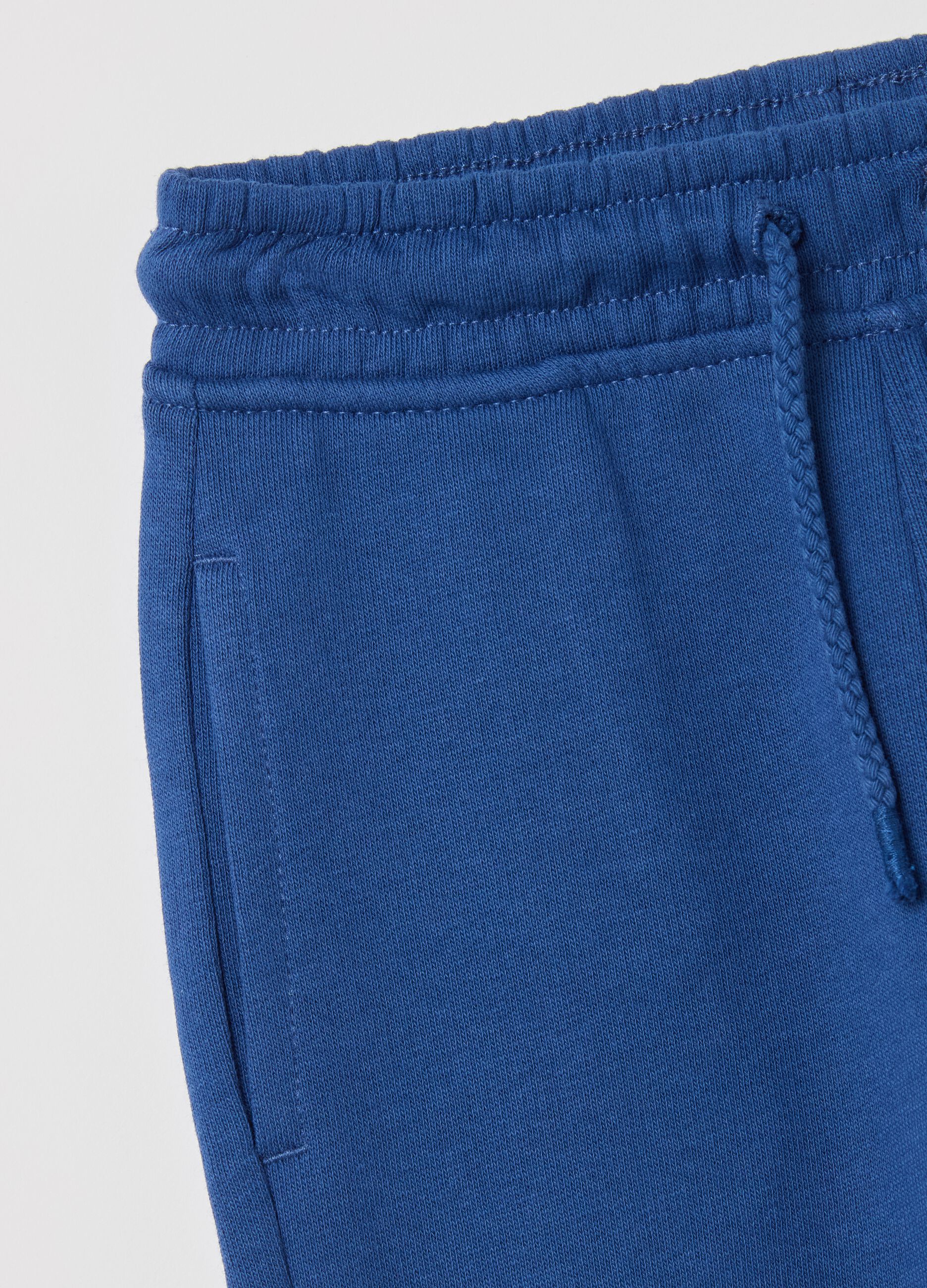 Joggers in cotone con coulisse 