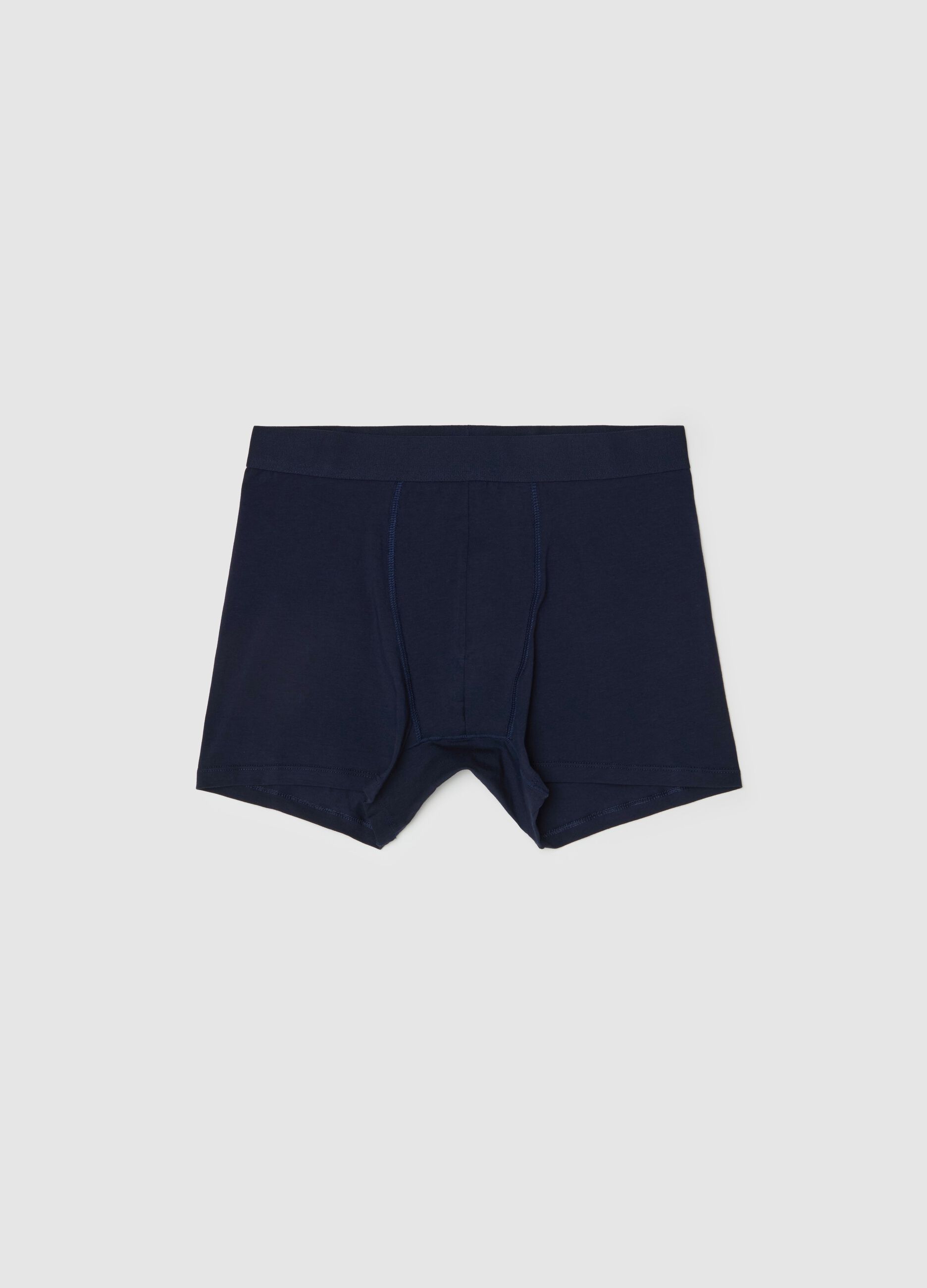 Boxer midi in cotone stretch