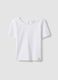 White short-sleeve stretch cotton T-shirt_3