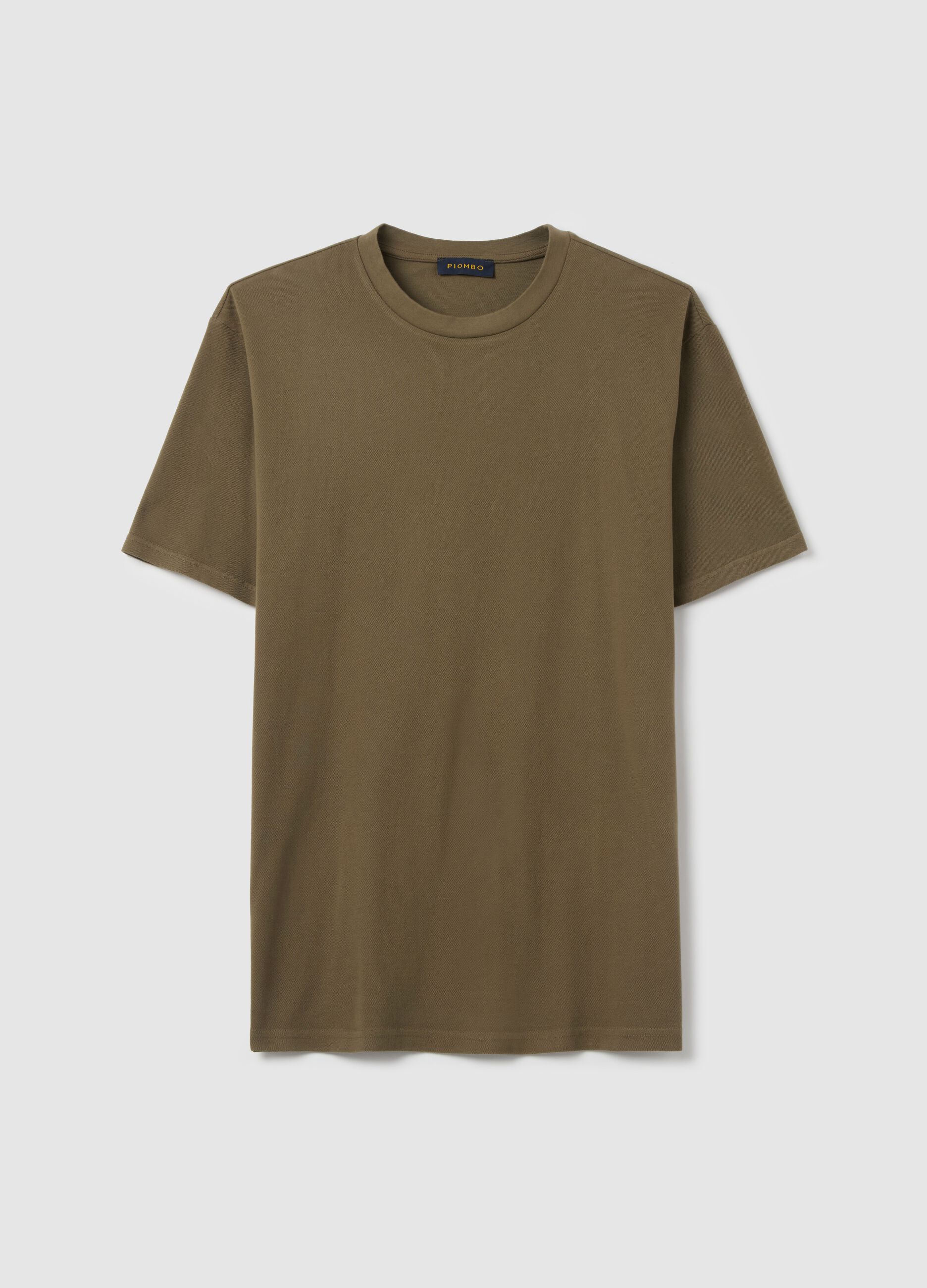 T-shirt in cotone tinta unita