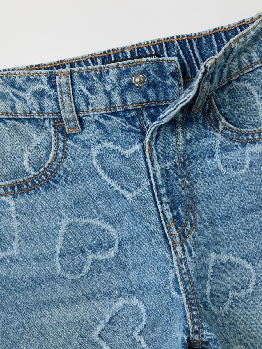 Girls' pure cotton denim jeans in regular fit_2