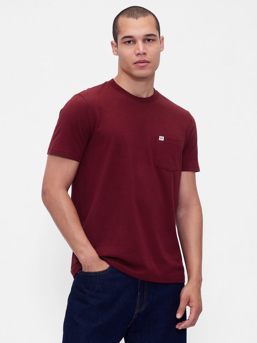 Red Cotton T-Shirt_0