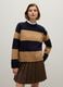 Blue and brown striped jumper_1