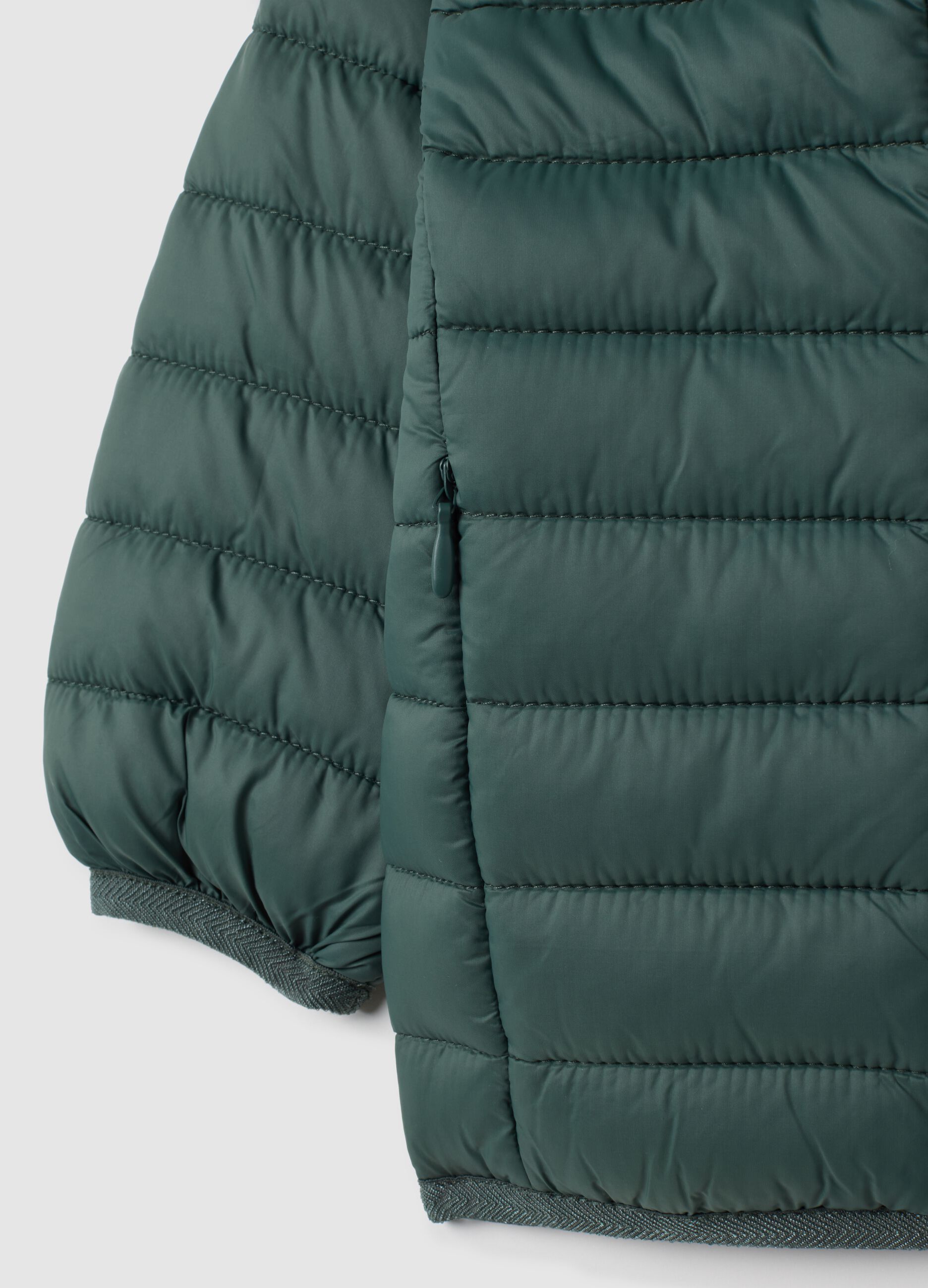 Children's jacket in green blend regular fit
