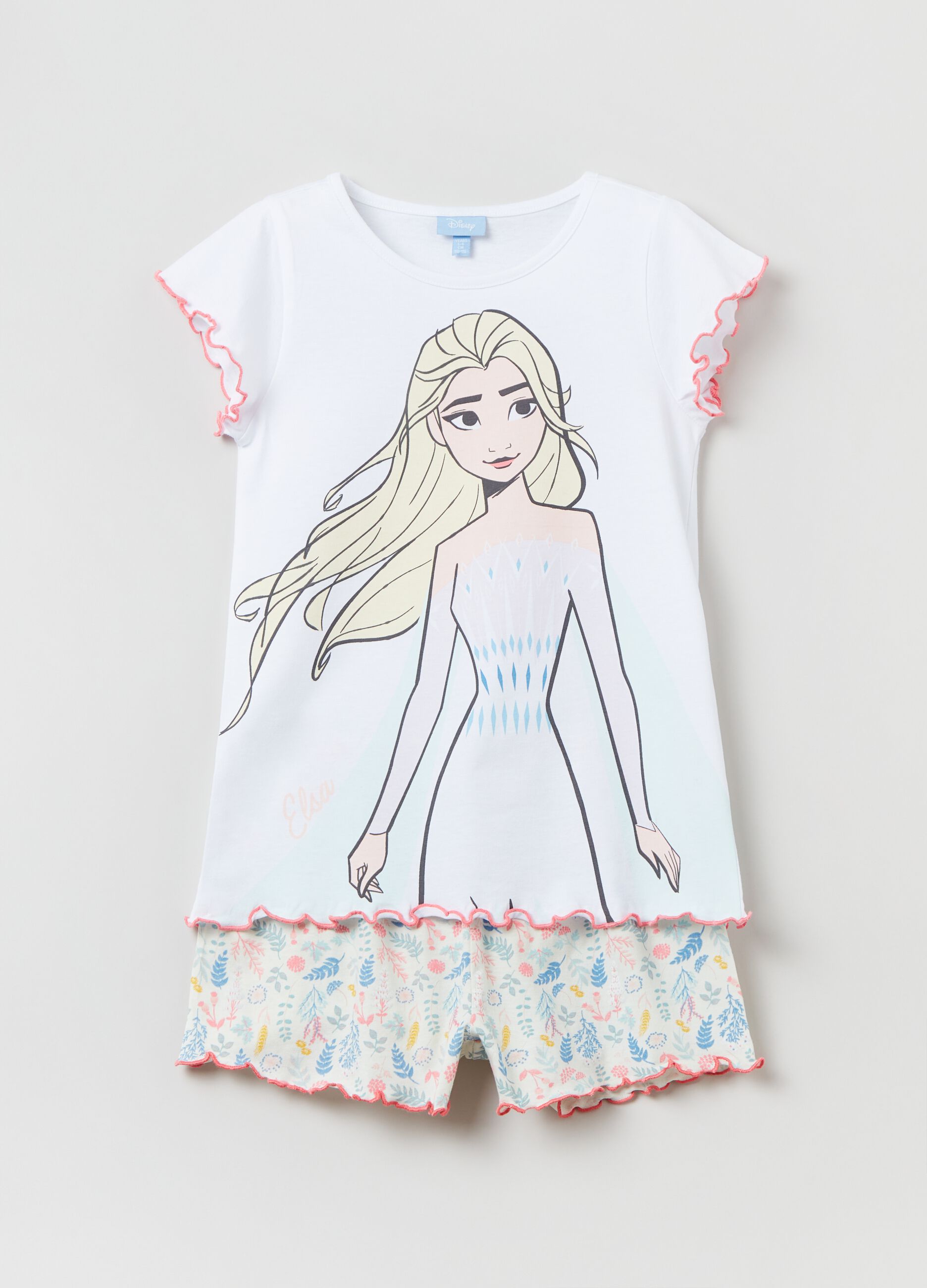 Short pyjamas with Disney Frozen print