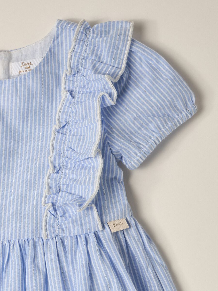 Vestito a righe in cotone IANA neonata_2