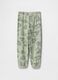 Green jogger trousers with GAP print_1