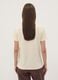 Beige pure cotton regular-fit T-shirt with cute animal print_3