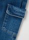 Girls' Cargo Denim Trousers - Regular Fit_2
