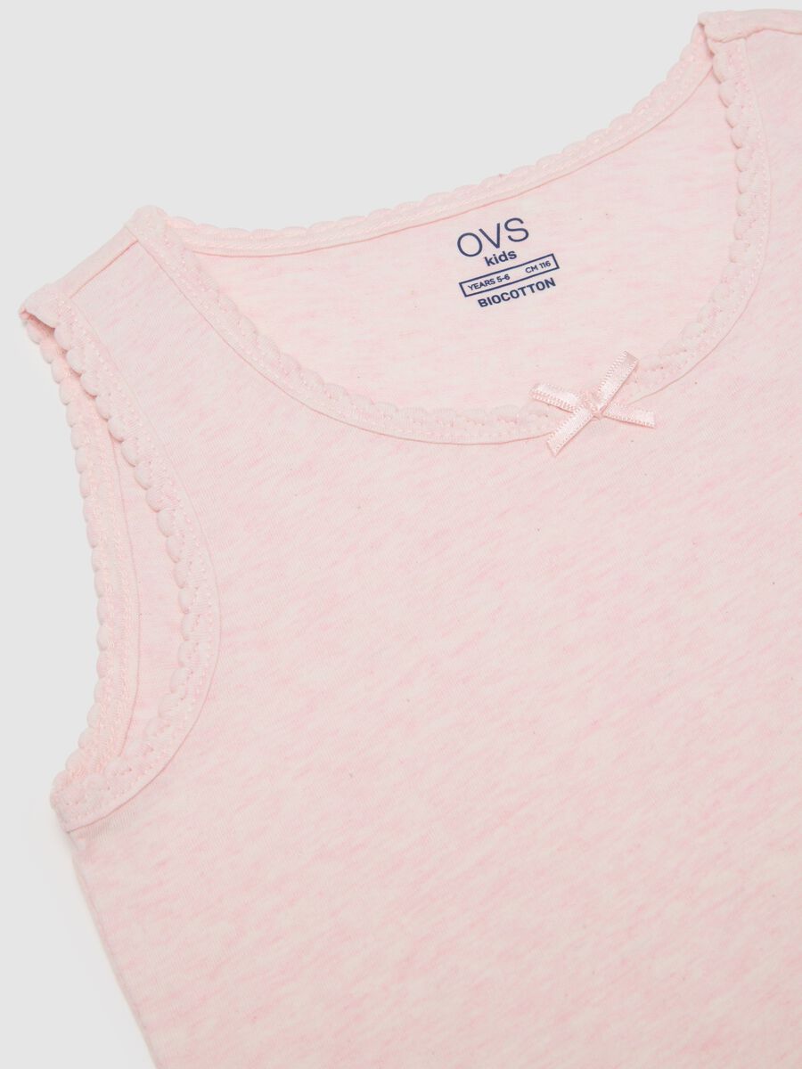 Pink pure cotton vest_2