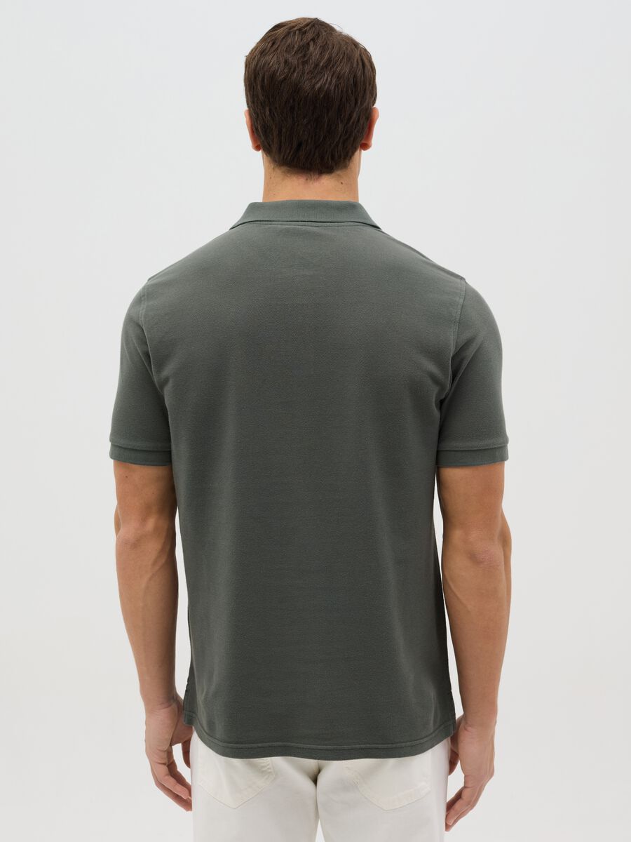 100% cotton piqué polo shirt_2