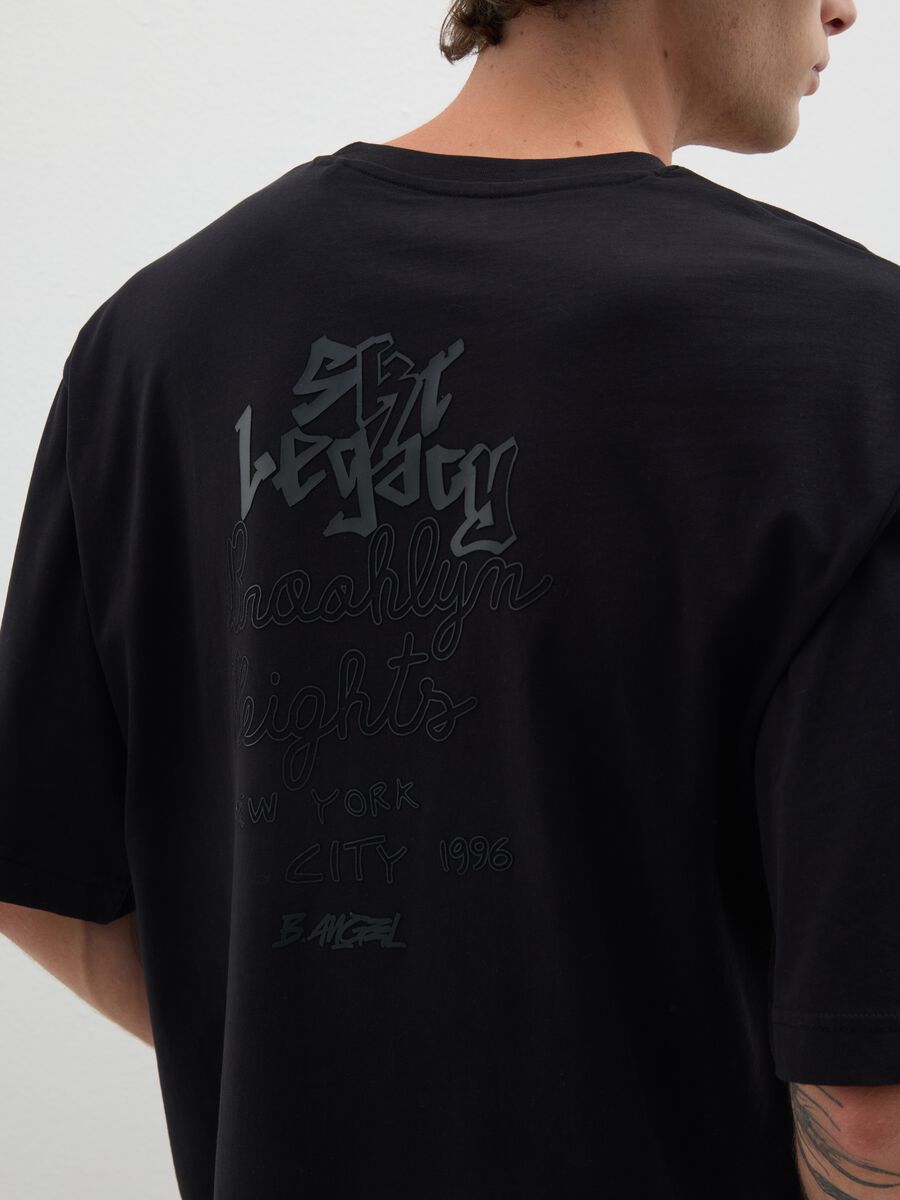 Black Pure Cotton Regular Fit T-Shirt_3