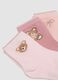 5-pack of pink socks in organic stretch cotton_1