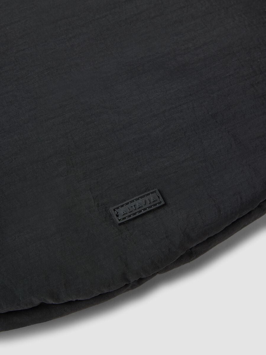 Borsa nera a spalla con tracolla regolabile_5