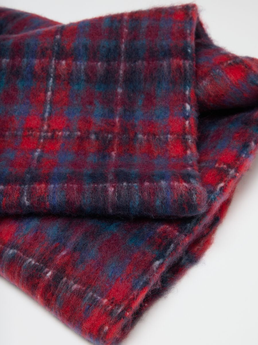 Multicolour scarf with fringes_1