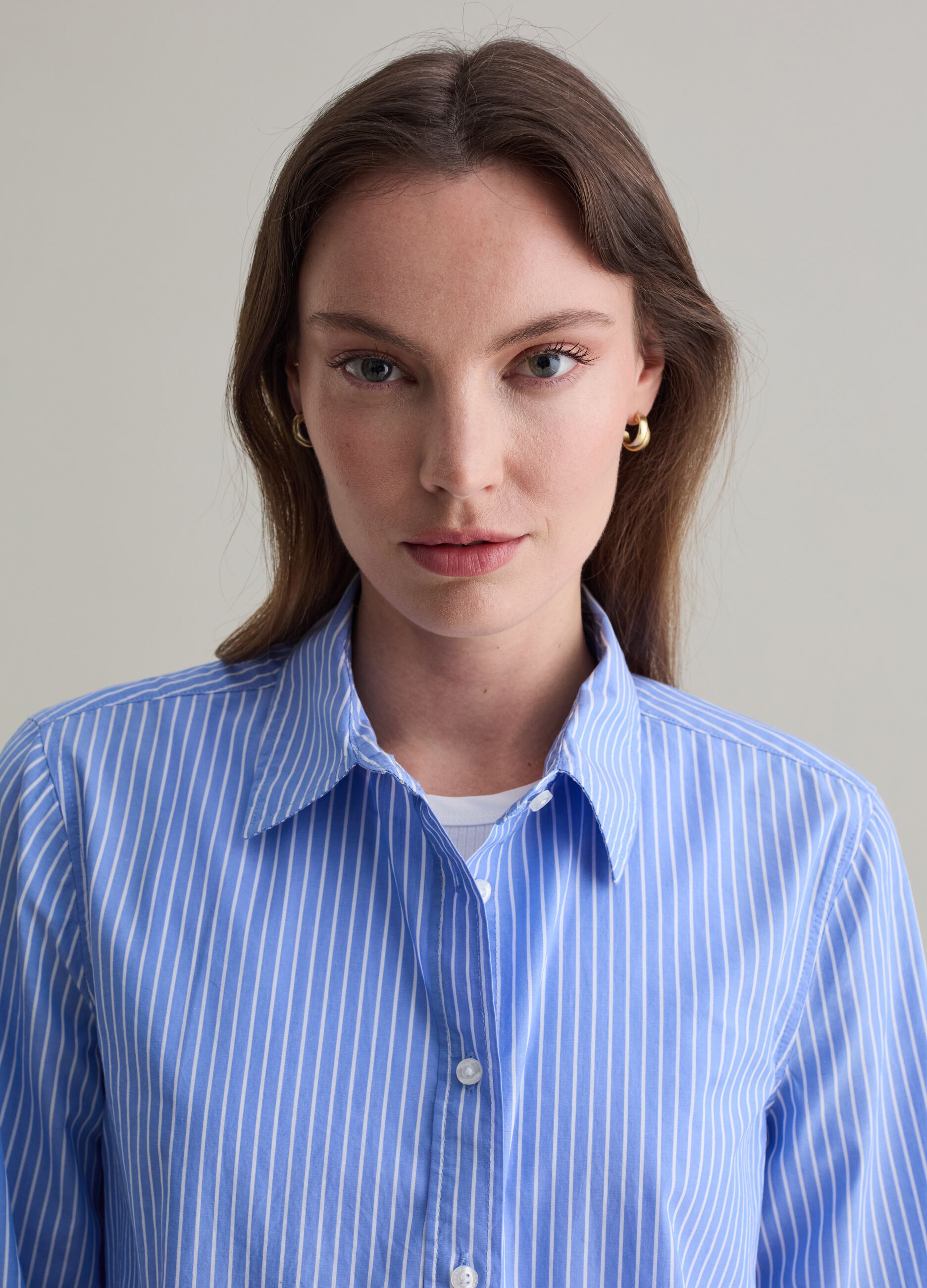 Cotton poplin shirt