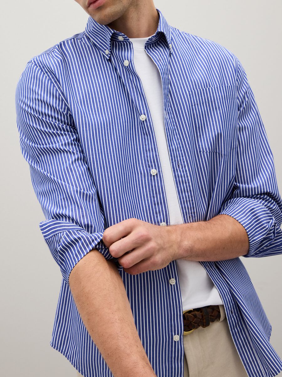 Multicoloured pure cotton regular fit shirt_2