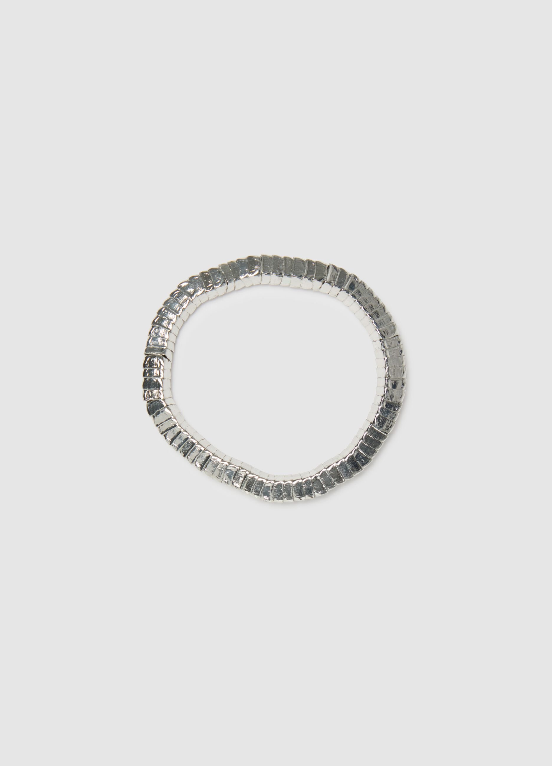 Men's Stretch Transparent Iron Bracelet