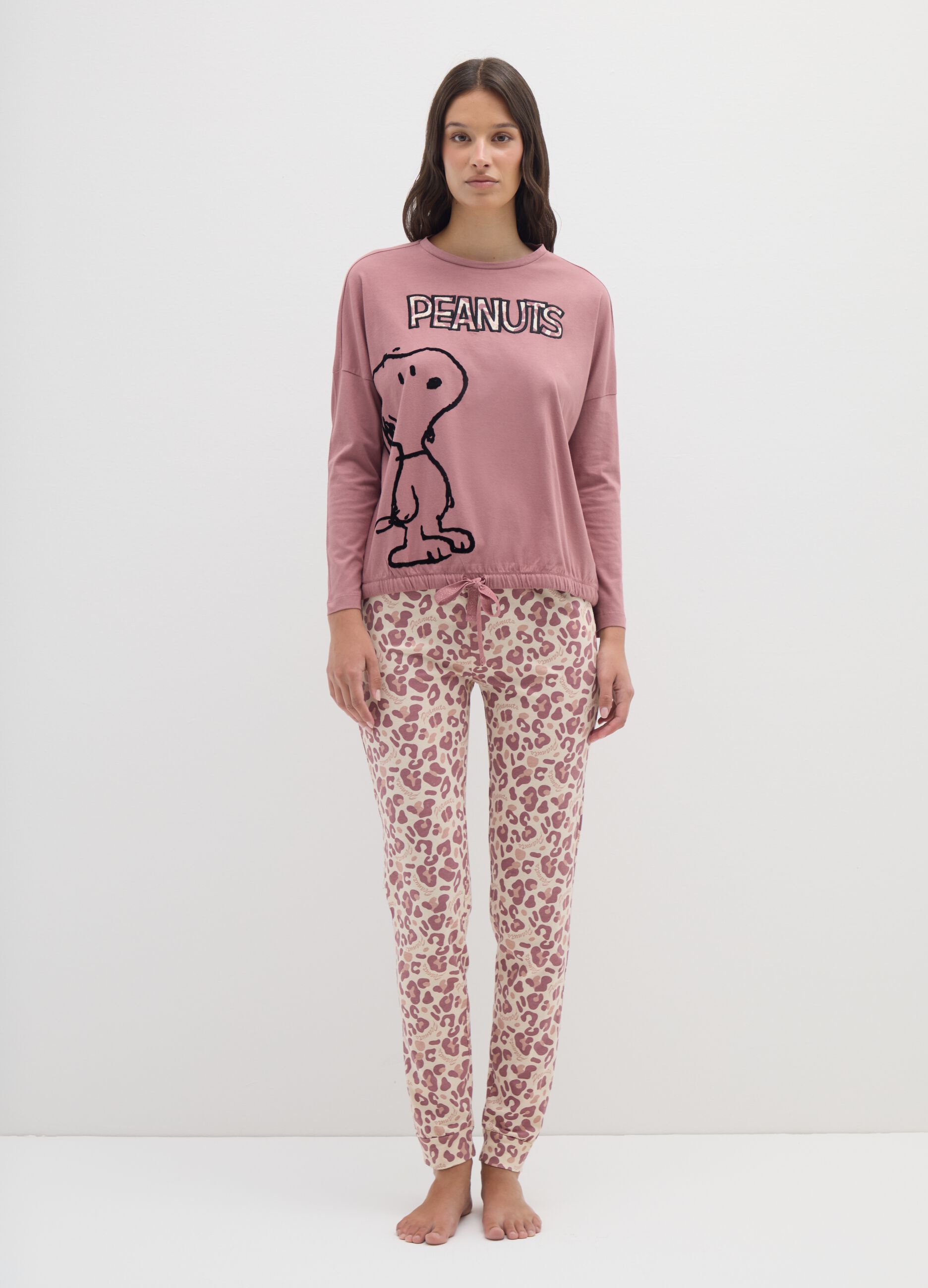 Pigiama in puro cotone multicolor regular fit