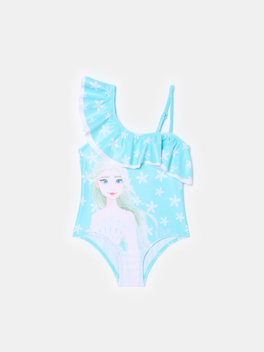 One-piece swimsuit with Elsa print_0