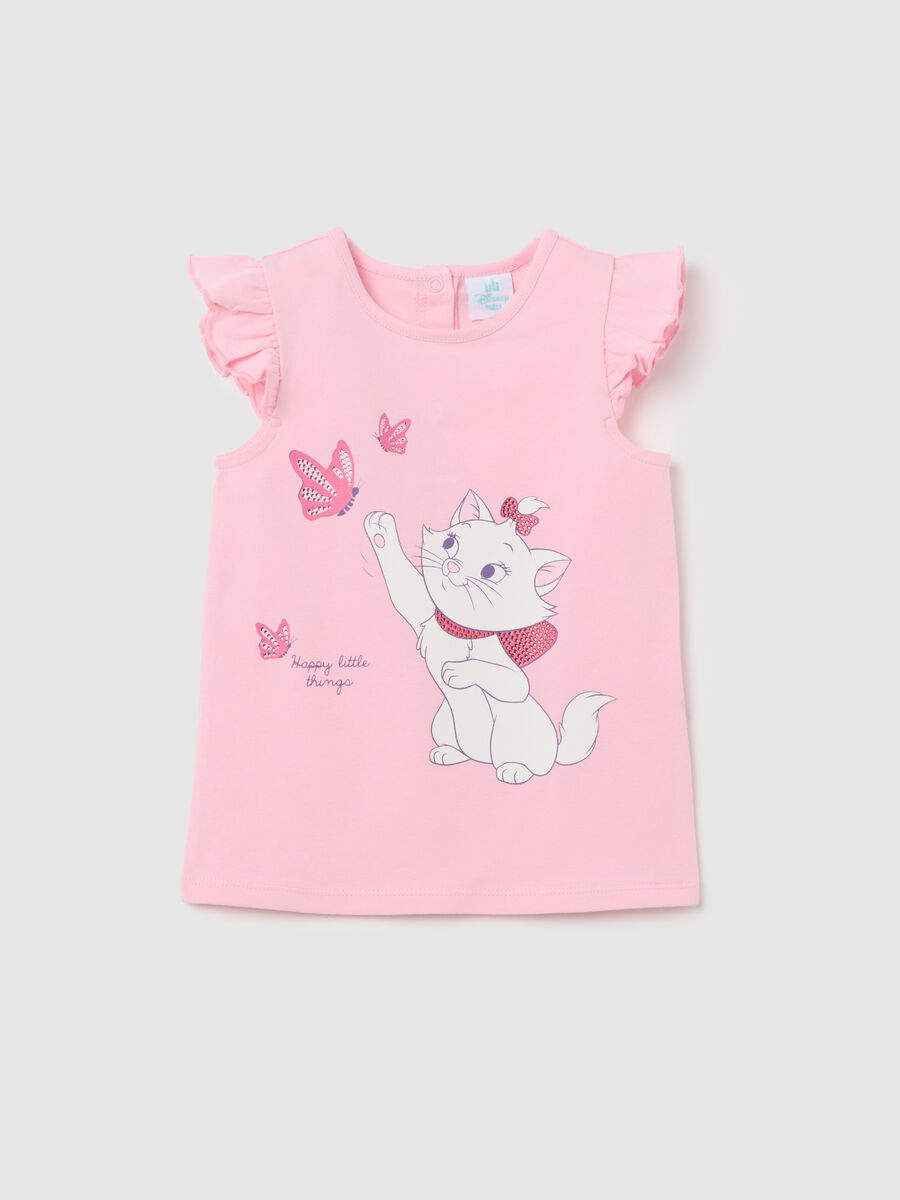 Pink Tank Top with Disney Print_0